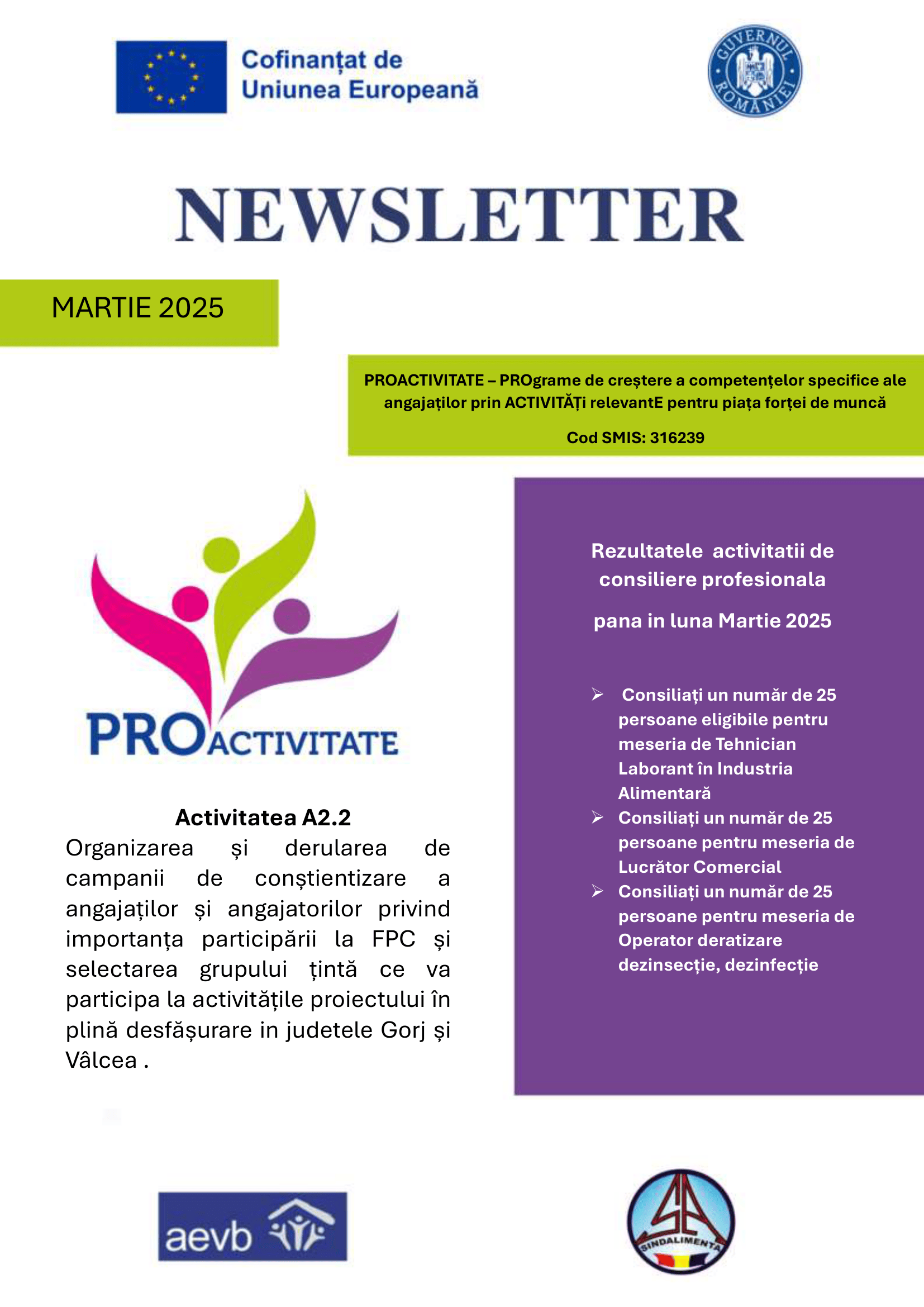 Newsletter Martie 2025 - Page 1
